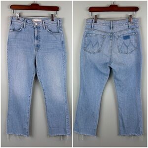 Mother The Hustler ankle Fray jeans in Home on the Range 100% cotton size 27